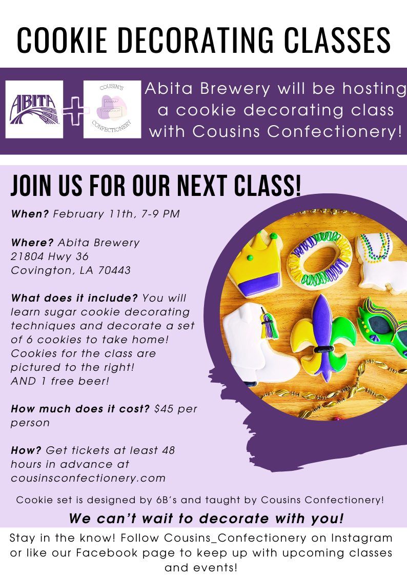 Cookie Decorating at Abita