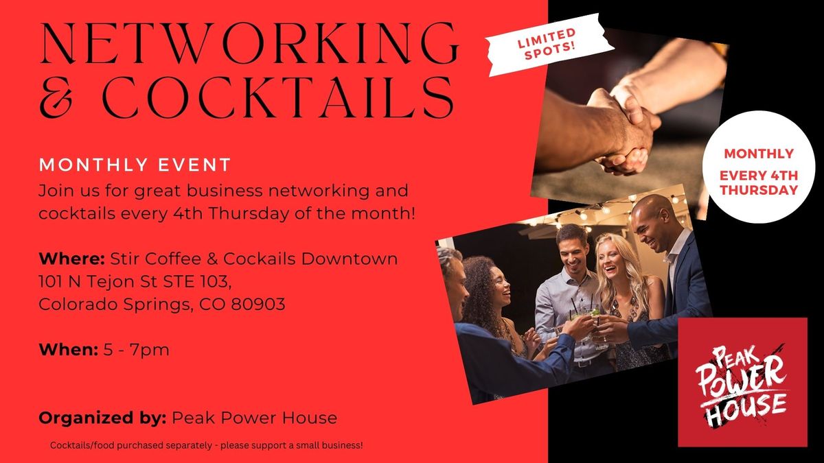 Networking & Cocktails - Peak Powerhouse