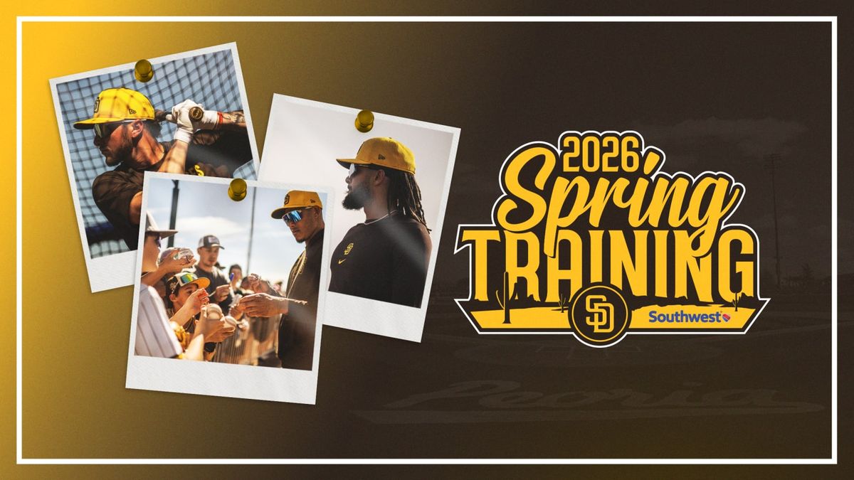 Spring Training: San Diego Padres at Cleveland Guardians