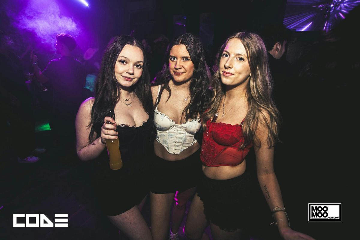 CODE Friday 17th April At MooMoo!