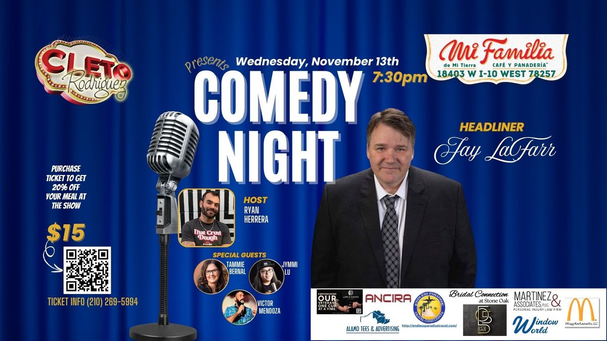 Comedy Night with Jay LaFar at Mi Famila