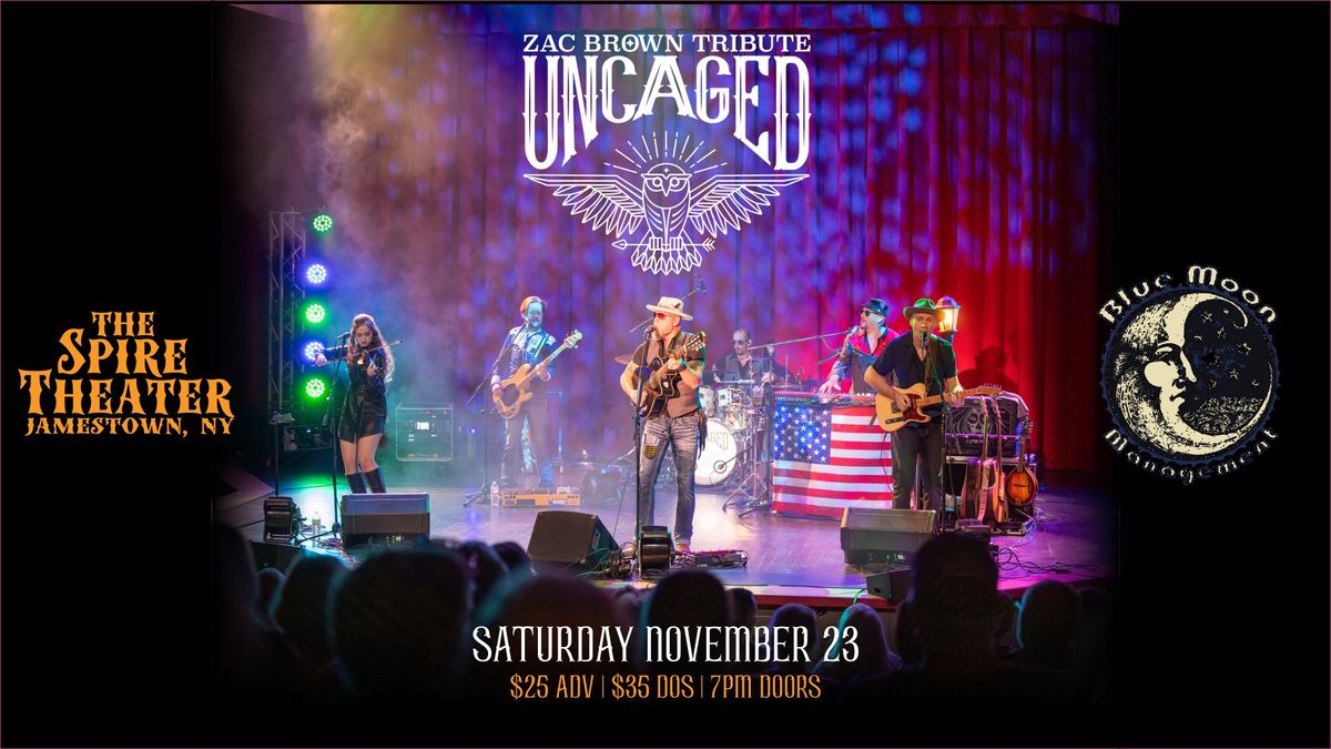 Uncaged: Zac Brown Tribute | Jamestown, NY 11\/23 | 7 PM