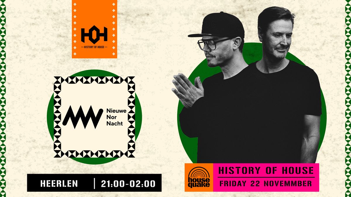 Housequake 'History of House' Tour | Nieuwe Nor Nacht