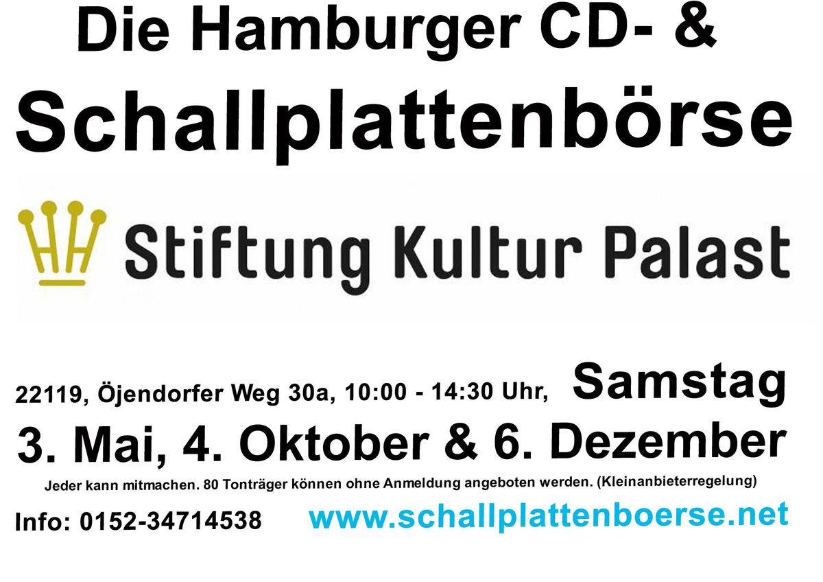 Die 16. Hamburger CD- & Schallplattenb\u00f6rse