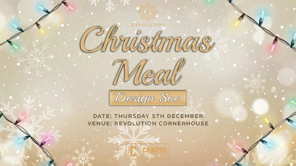 UoN Design Soc Christmas Meal