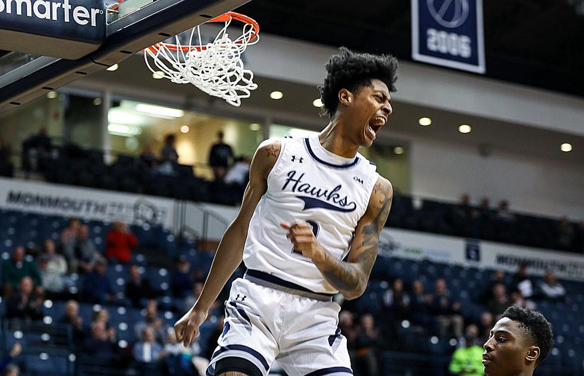 Monmouth Hawks at Northern Illinois Huskies Mens Basketball