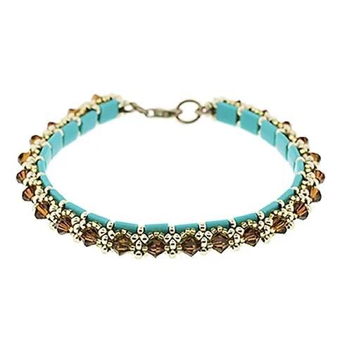 Tila and Crystal Bracelet