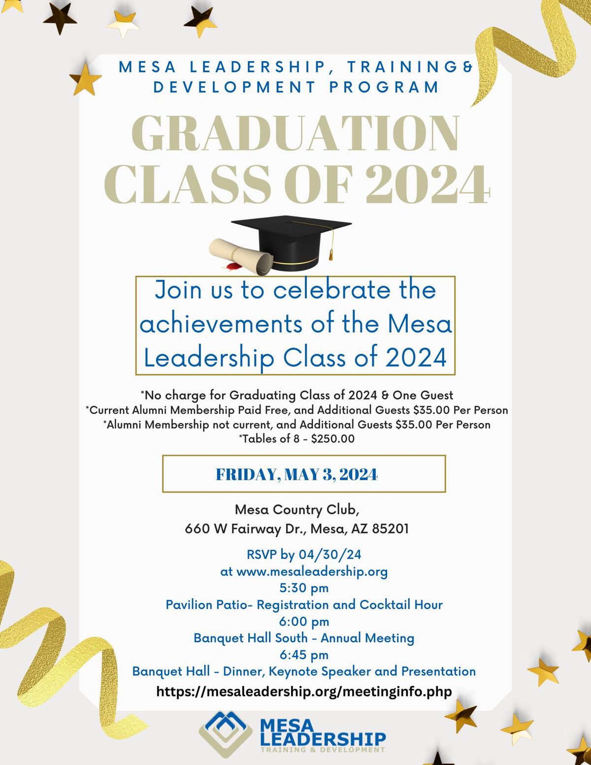 Mesa Leadership Class of 2024 Graduation 