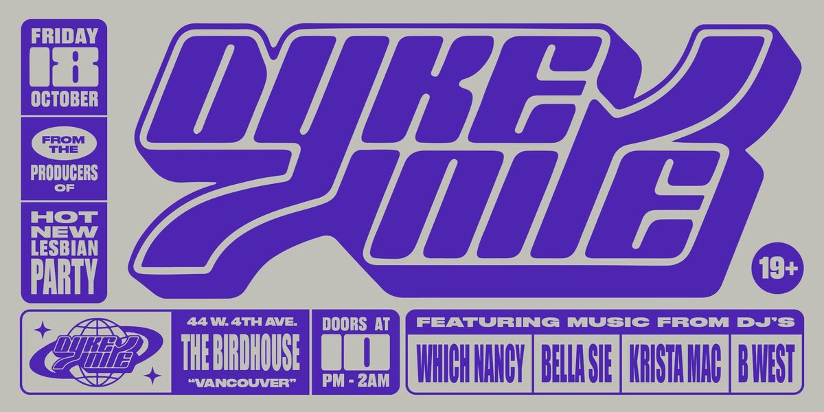 DYKE NITE ~ queer dance party