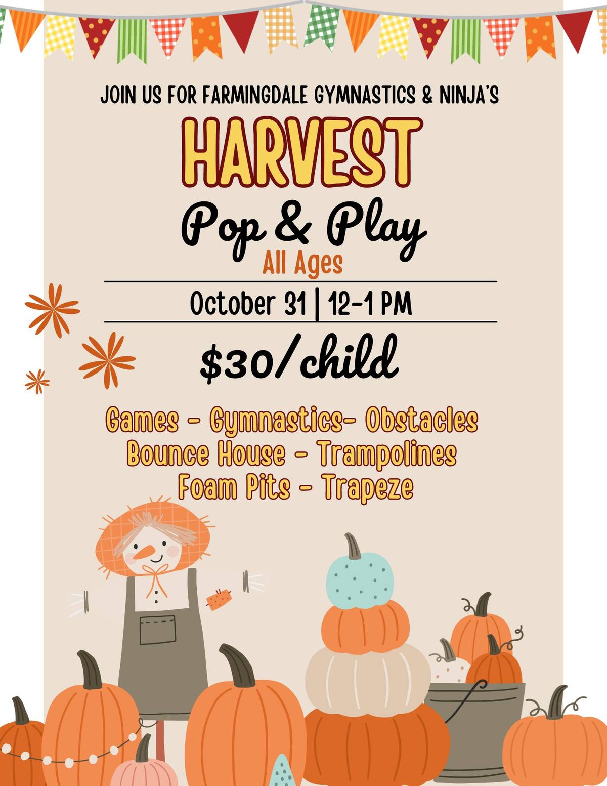 Homeschool Halloween Pop n'Play