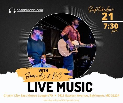 LIVE MUSIC with SEAN B & DC