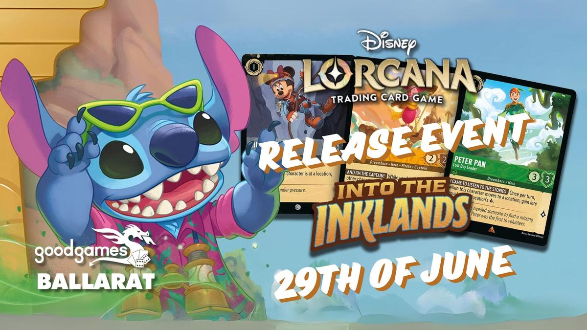 Lorcana Into The Inklands Release Event @ Good Games Ballarat