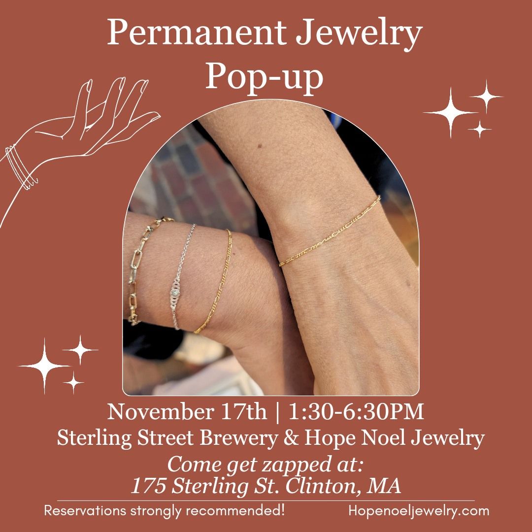 Permanent Jewelry Pop-Up with Hope Noel Jewelry at SSB Clinton