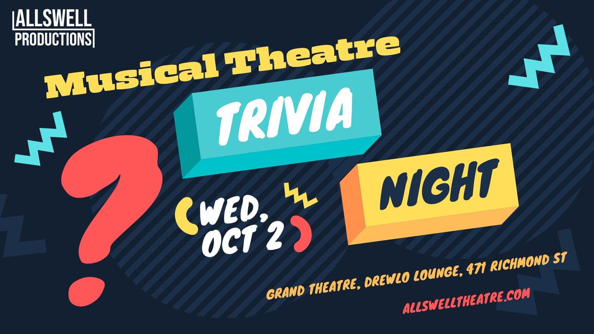 Musical Theatre Trivia Night