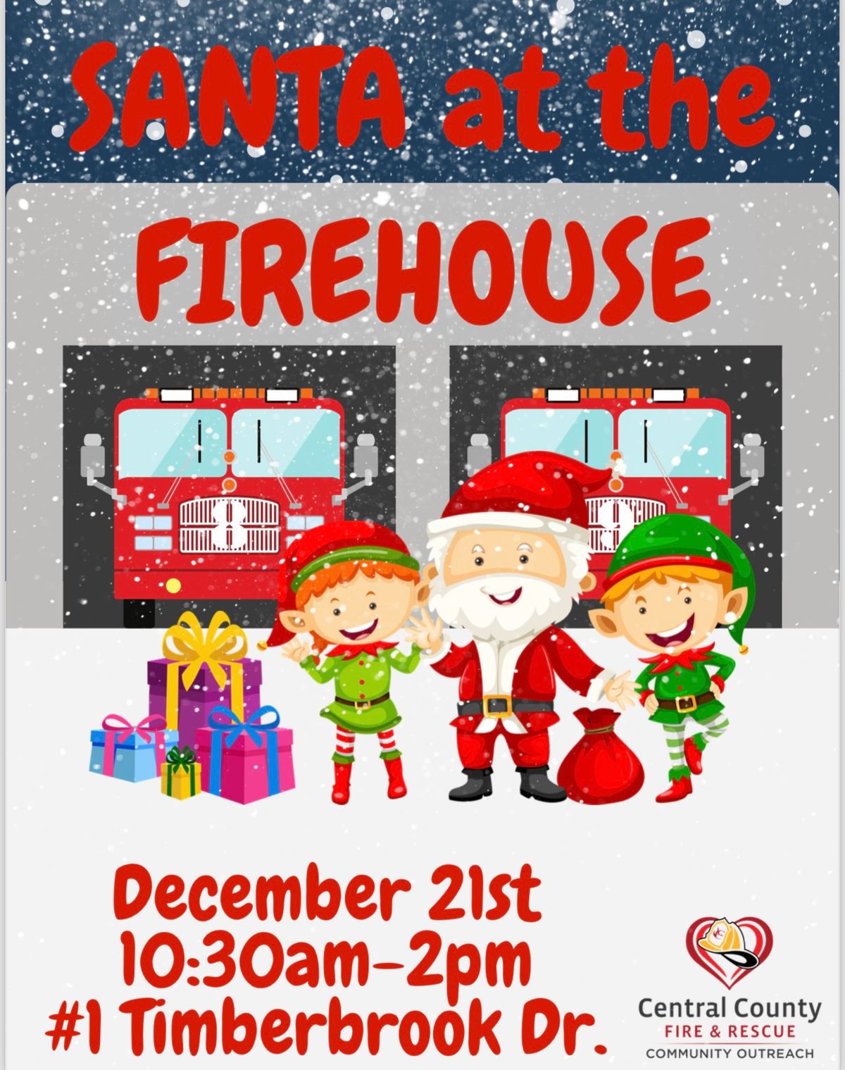 Santa at the Firehouse