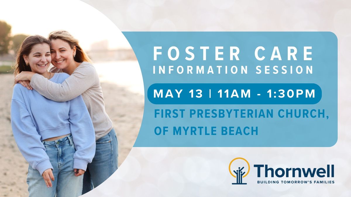 Foster Care Information Session | May 13