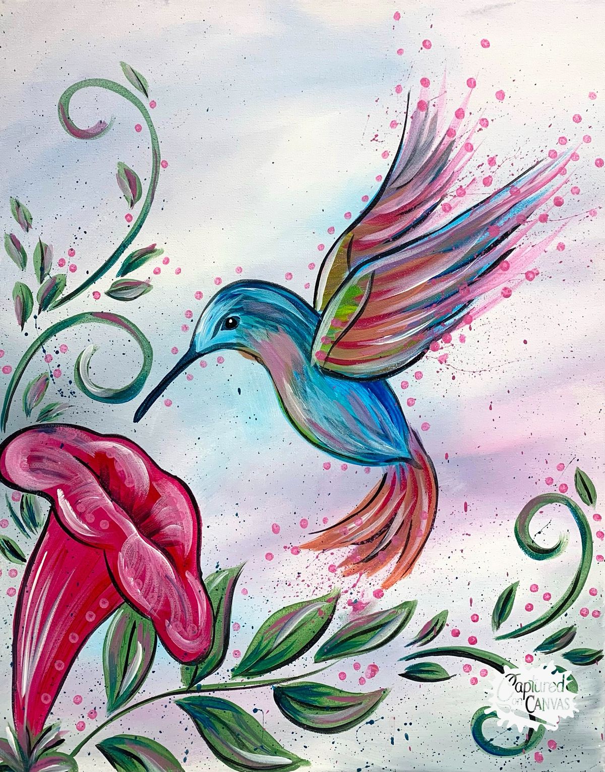 Happy Hummingbird Paint Party!