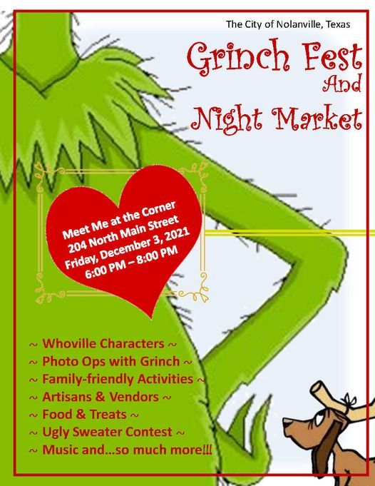 Nolanville Night Market: Grinch Fest