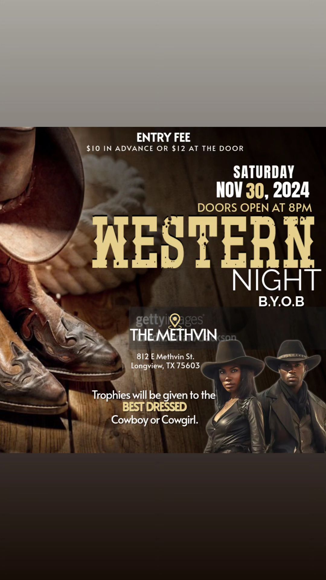 Western Nights after Thanksgiving!