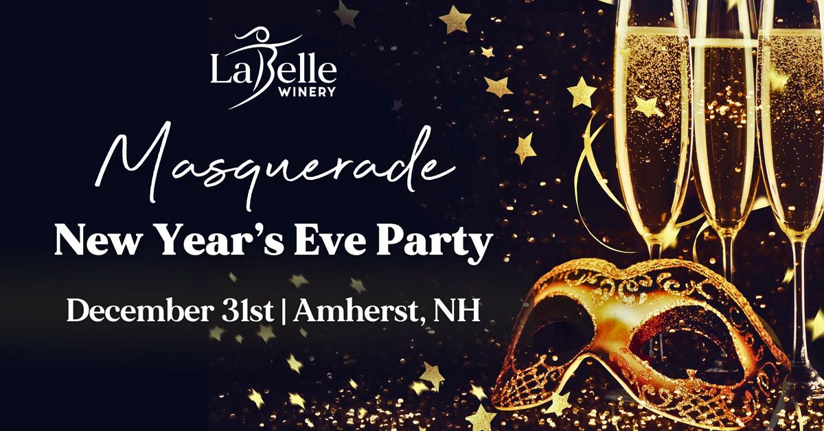 Masquerade New Year's Eve Party (LaBelle Winery Amherst)