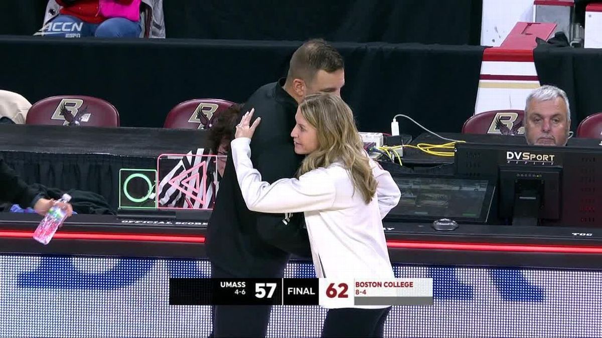 Boston College Eagles at UMass Minutewomen Womens Basketball