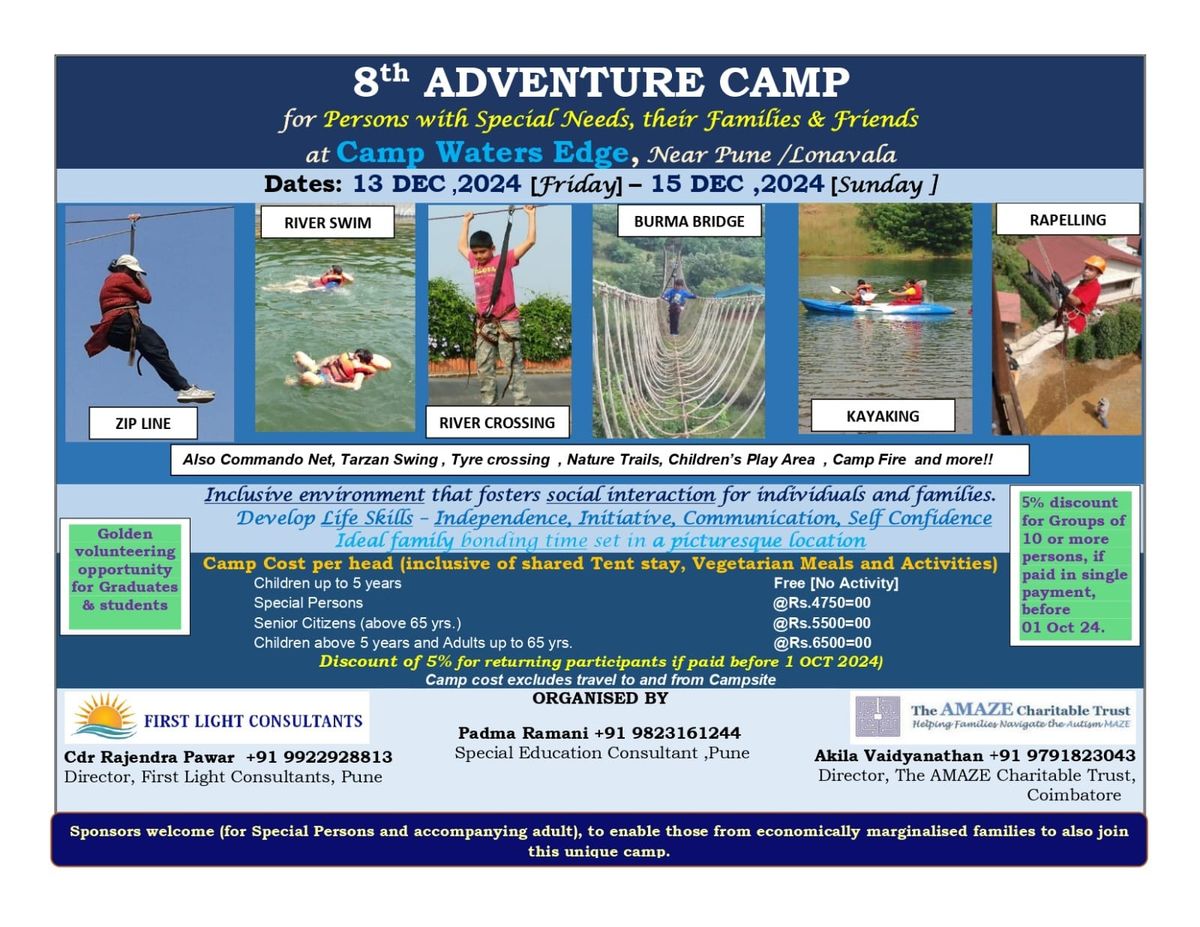 Adventure Camp for Special Persons Families and Friends 