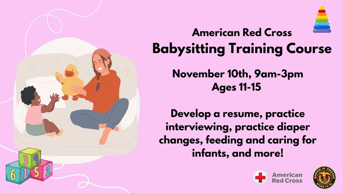 Red Cross Babysitting Training Course