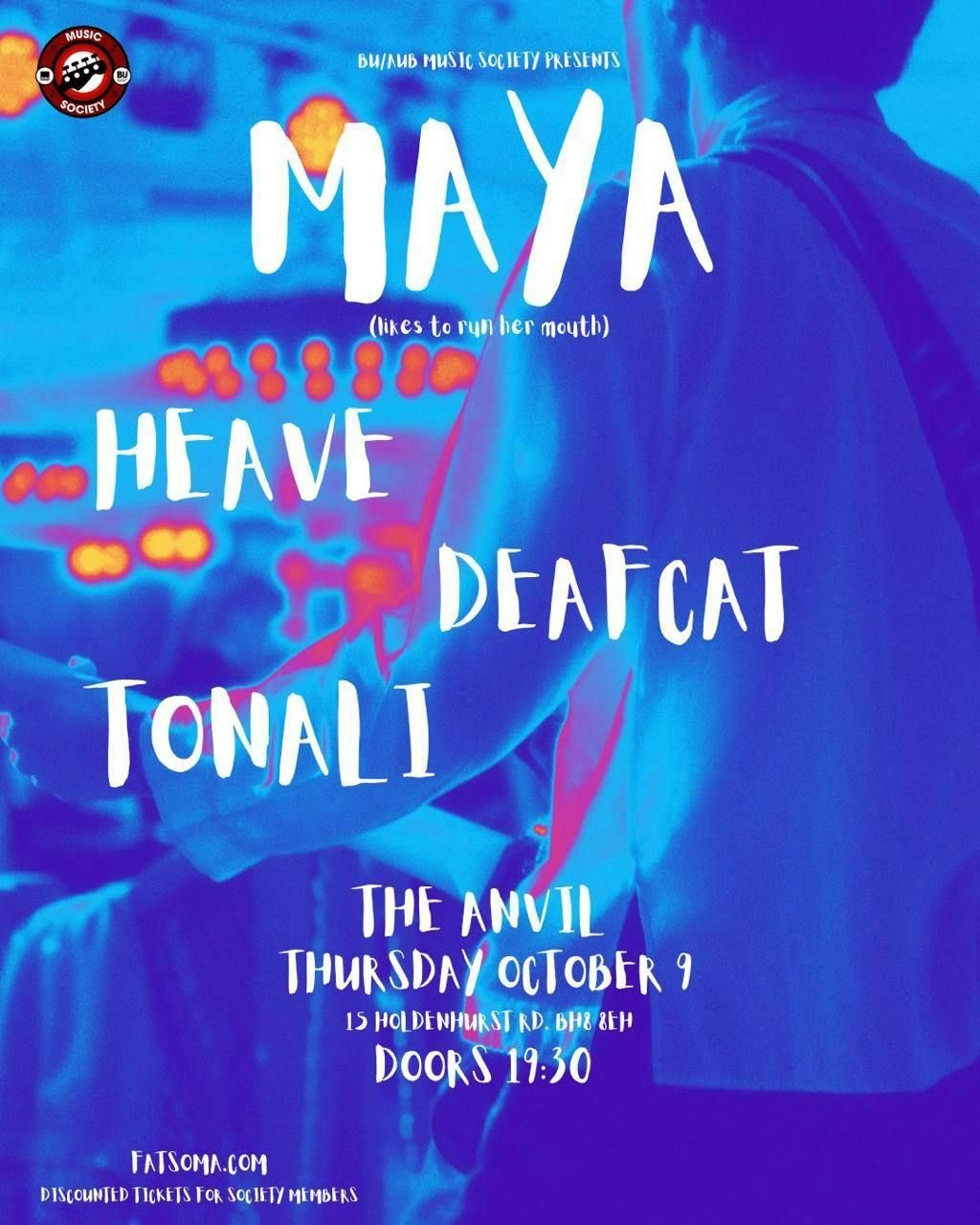 BU\/AUB Music Soceity Presents Maya + more