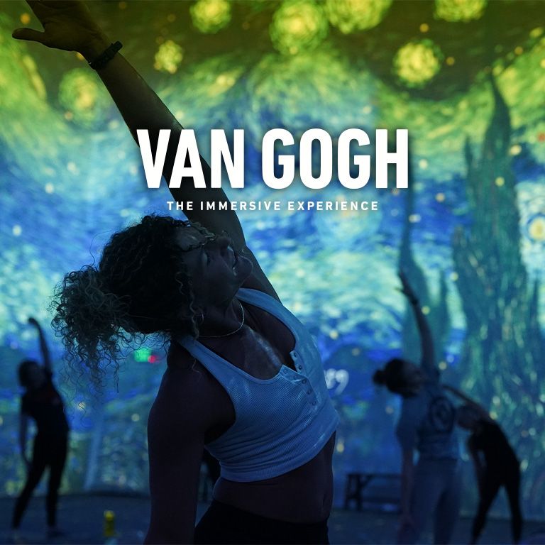 Yoga at Van Gogh: The Immersive Experience