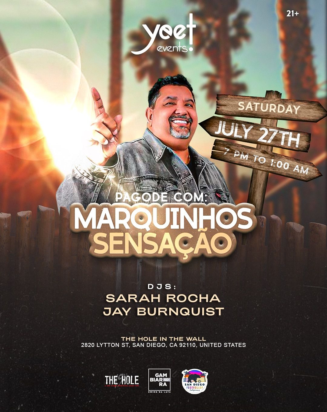 An Unforgettable Evening of Brazilian Music with Marquinhos Sensa\u00e7\u00e3o!