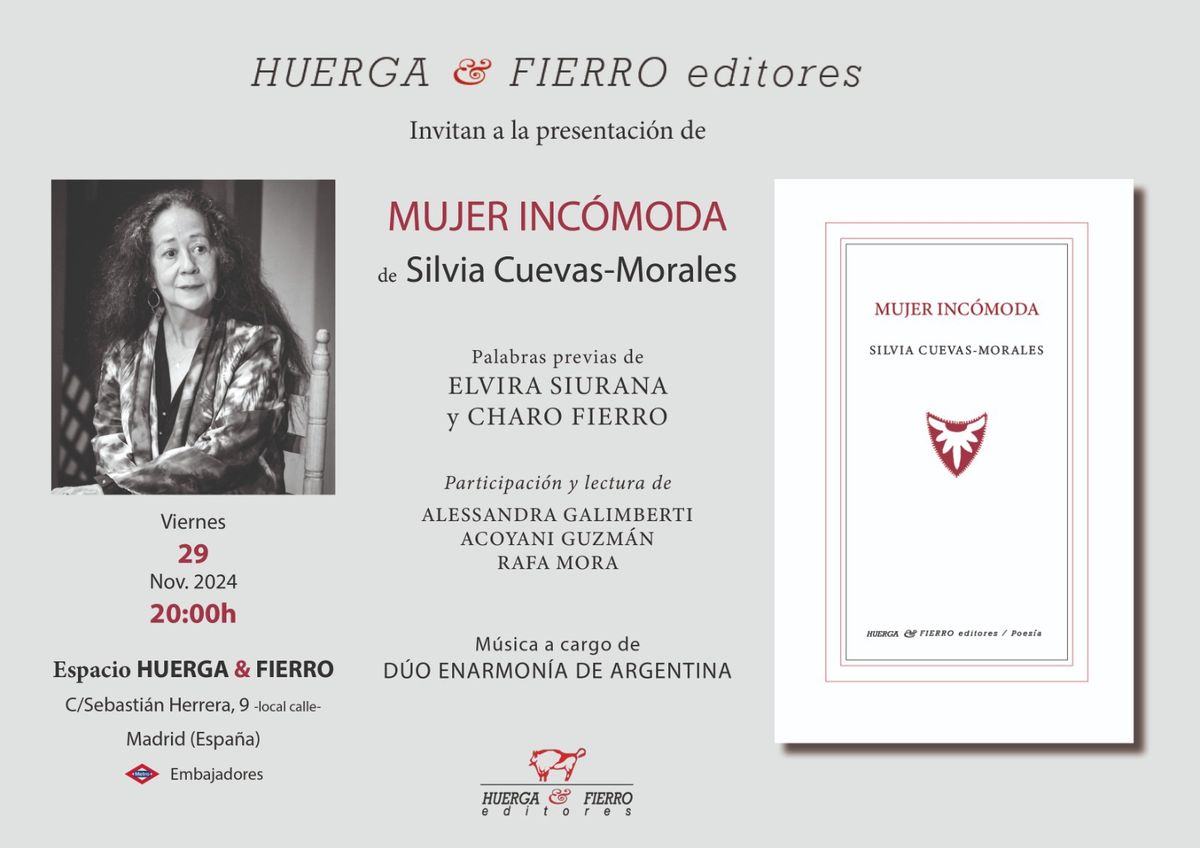 MUJER INC\u00d3MODA de Silvia Cuevas-Morales, Presentaci\u00f3n.