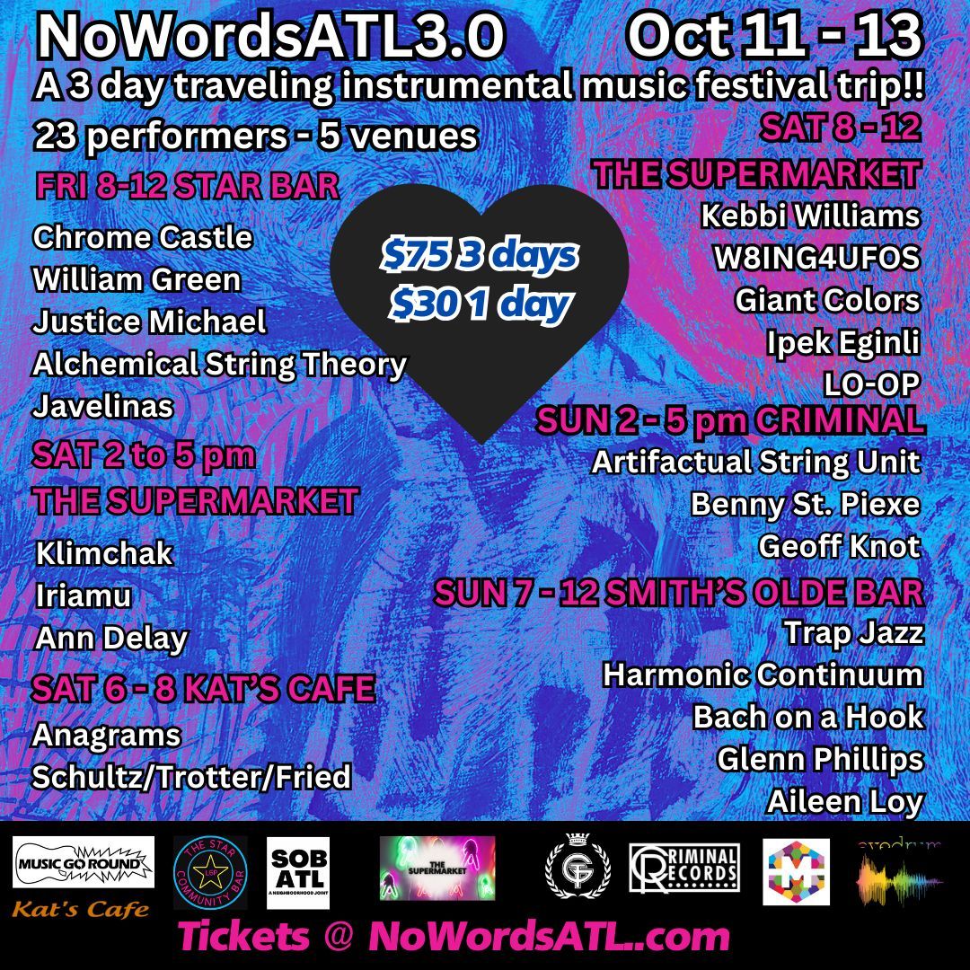 NoWordsATL3.0 - 3 DAYS