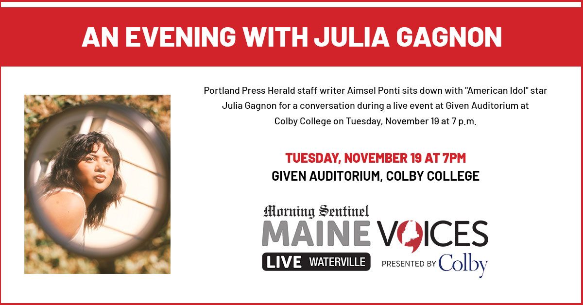 Maine Voices Live Waterville: An Evening with Julia Gagnon