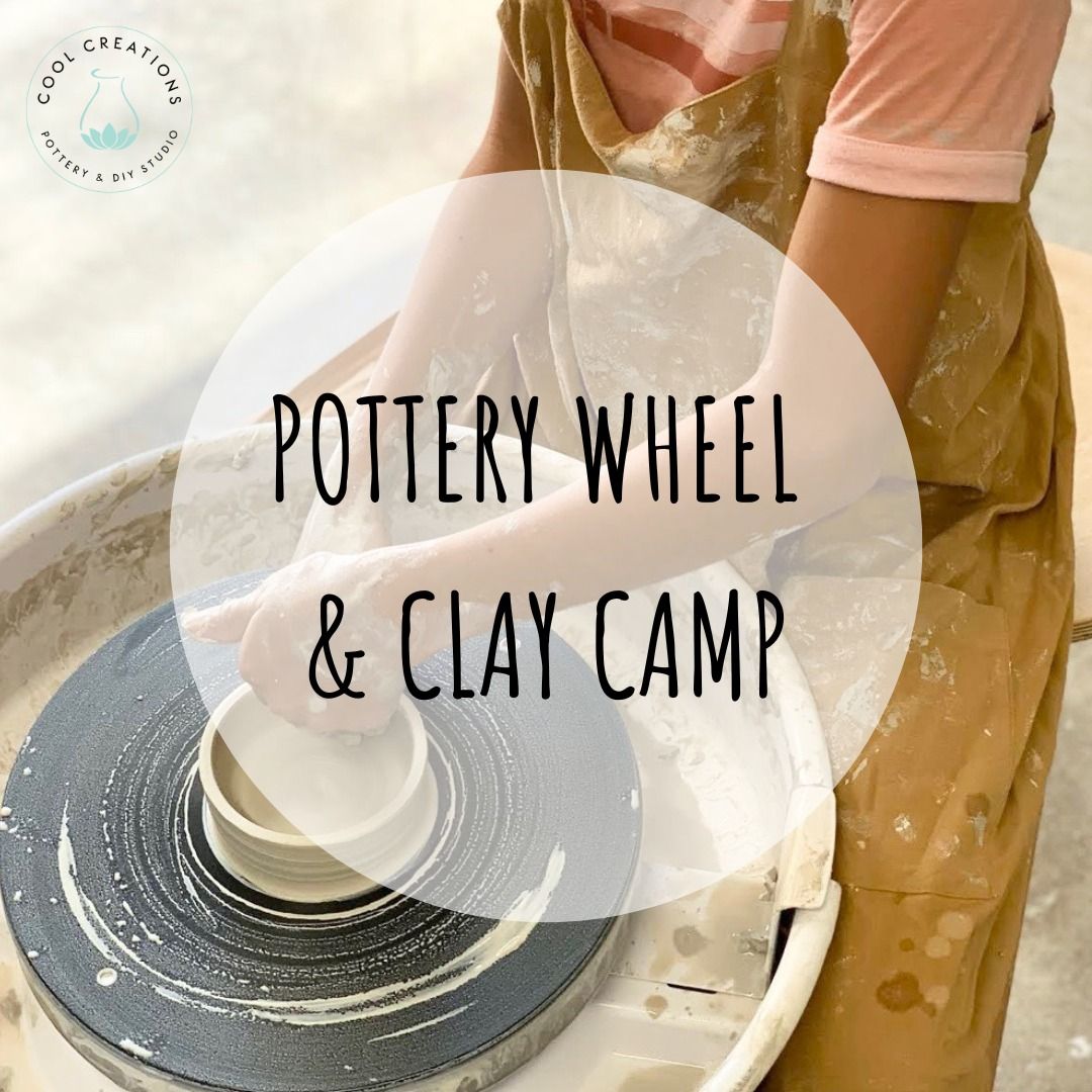 Pottery Wheel and Clay Camp June 17-21, 2024