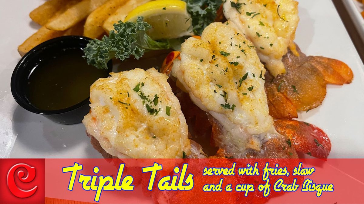 Triple Lobster Tail Delight \u2013 Mondays & Tuesdays 25.99