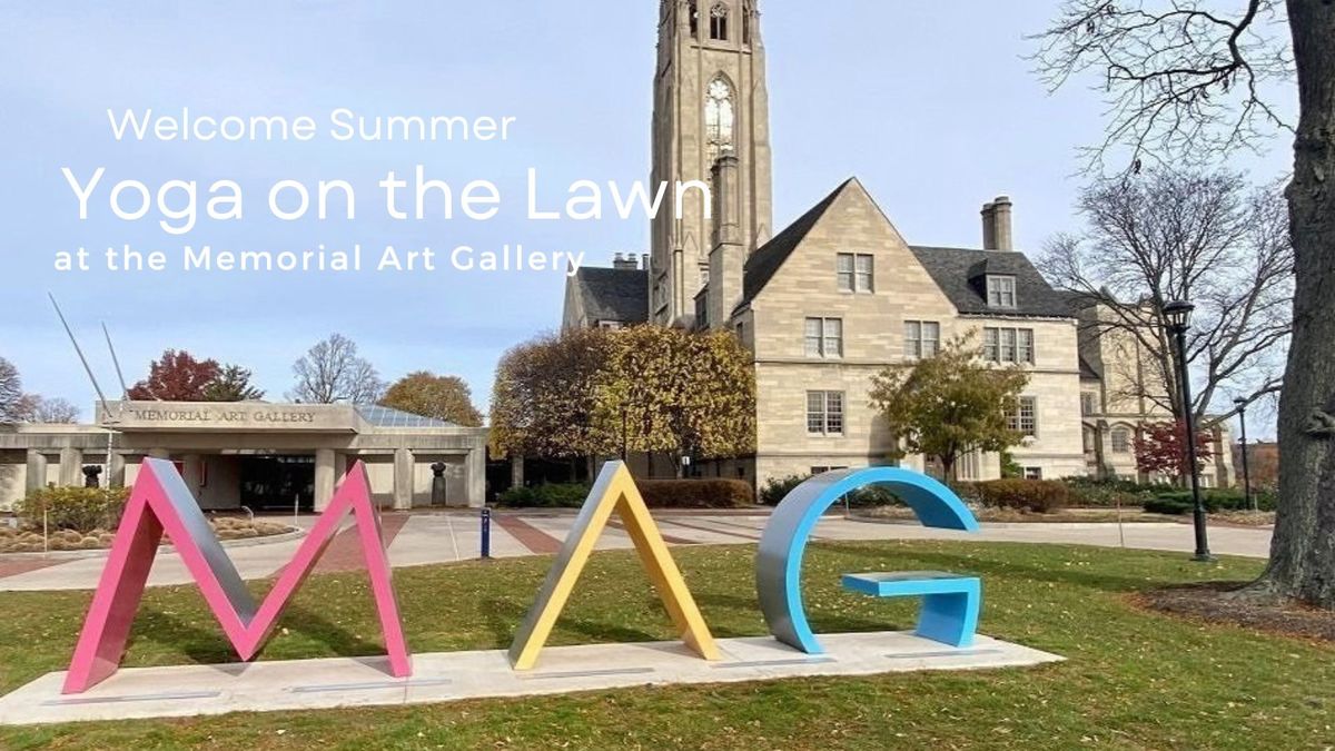 Outdoor Yoga at the Memorial Art Gallery