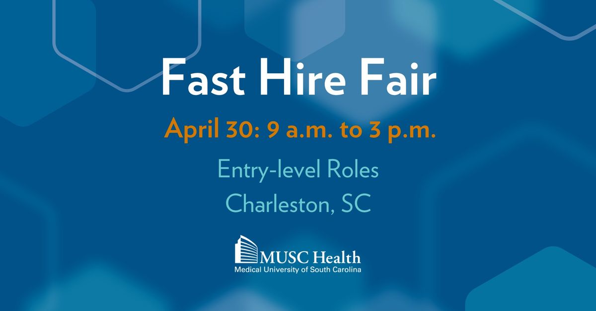 Fast Hire Fair: Entry-level Roles - Charleston