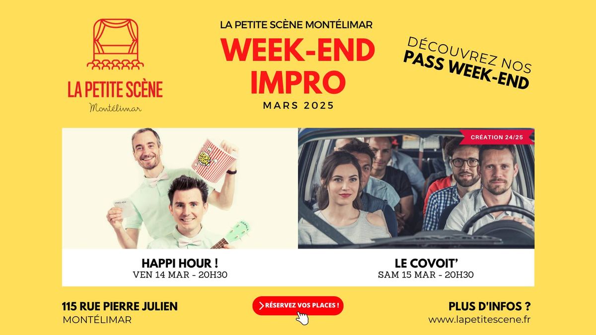 Week-end Impro Mont\u00e9limar - 14 & 15 mars 2025