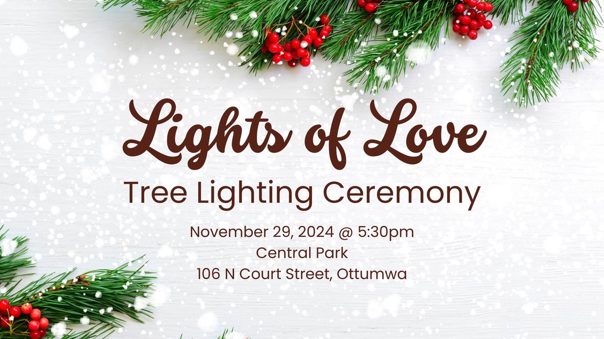 Lights of Love Tree Lighting Ceremony