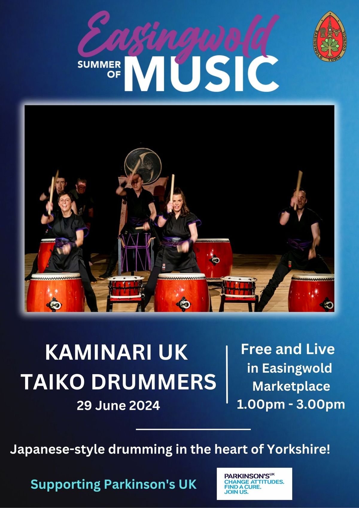 Easingwold Summer of Music - Kaminari UK Taiko Drummers