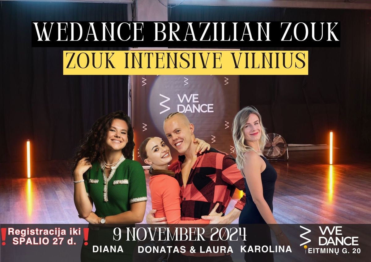 WeDance Brazilian Zouk Intensive Vilnius 2024