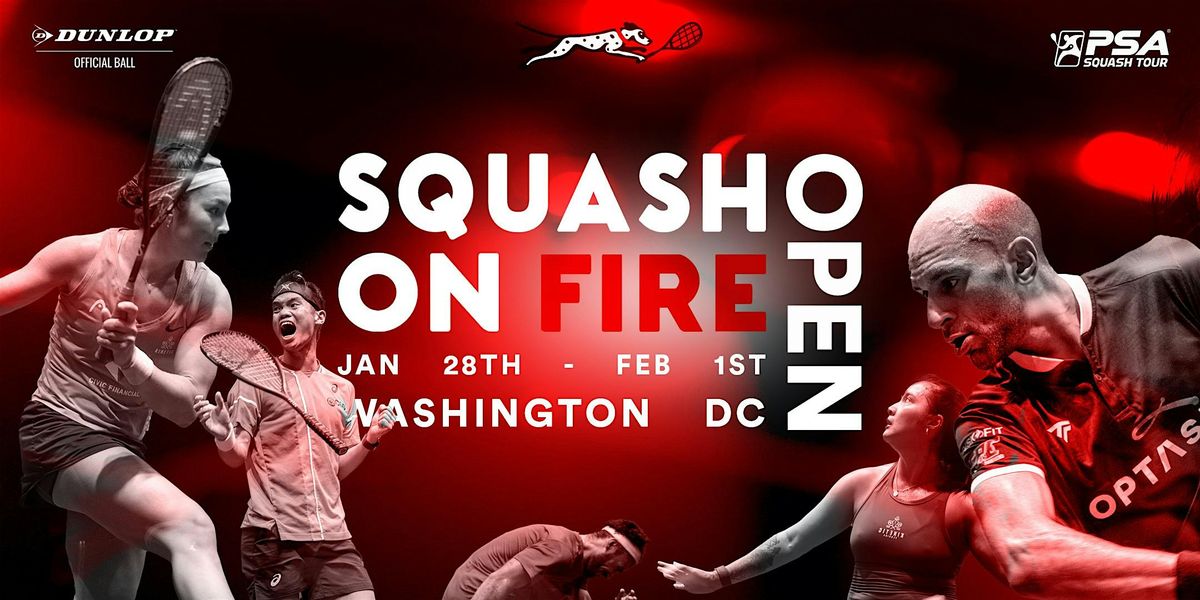 SQUASH ON FIRE OPEN 2026 MEN'S & WOMEN'S FINALS | SUNDAY, FEBRUARY 1