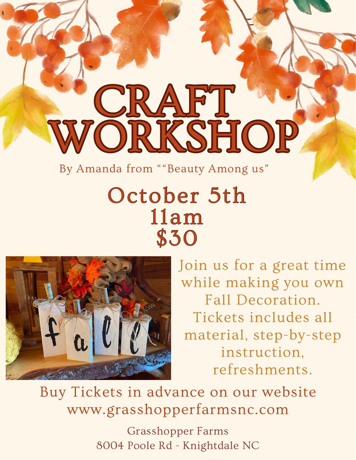 Fall Craft Workshop