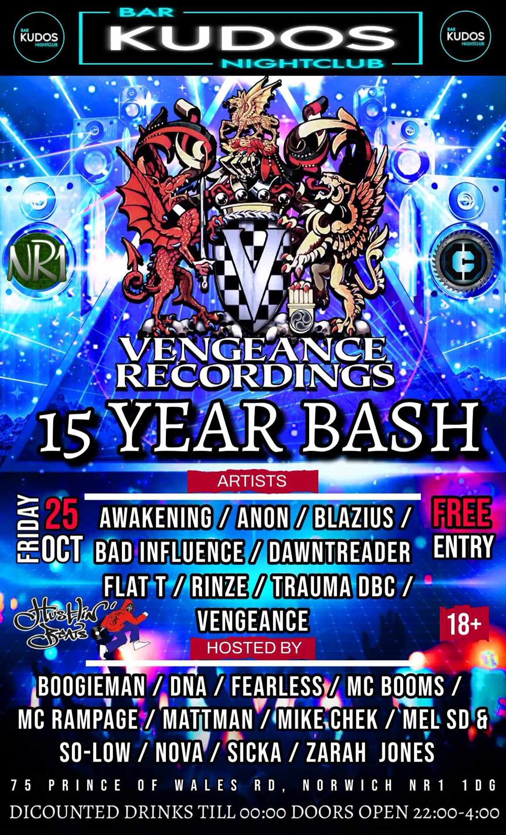 Vengeance Recordings 15 Year Bash