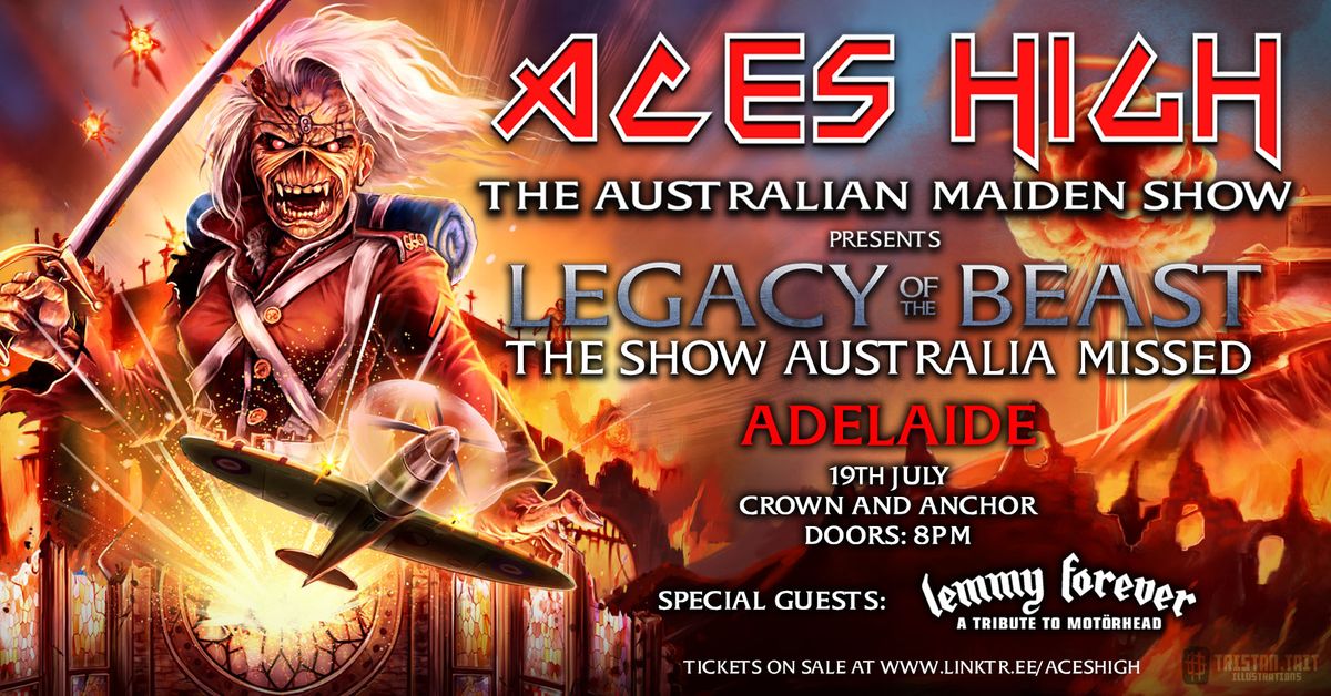 Aces High Presents "Legacy Of The Beast" - Adelaide