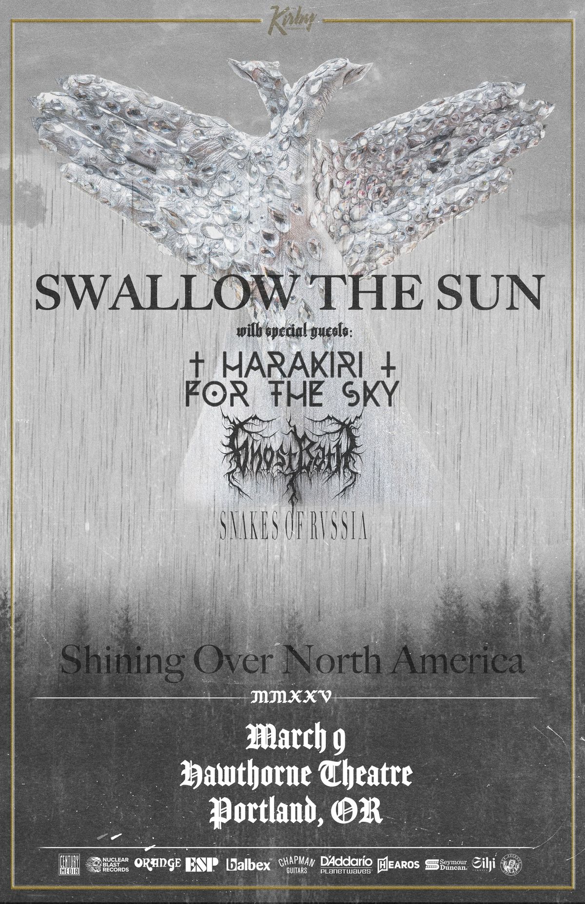 Swallow The Sun - Hawthorne Theatre - Portland, OR