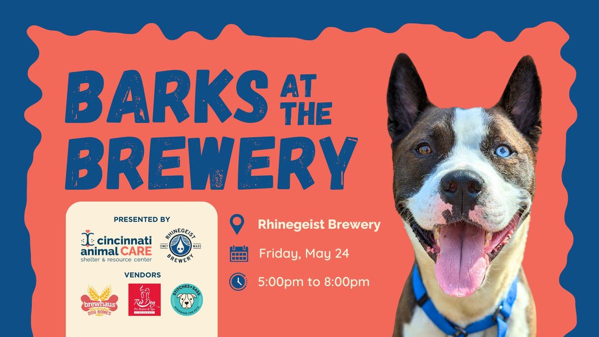 Barks at the Brewery with CAC & Rhinegeist