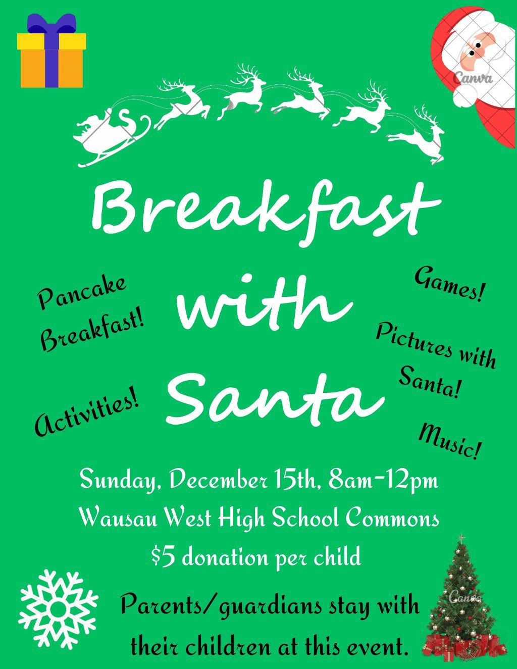 Breakfast with Santa 