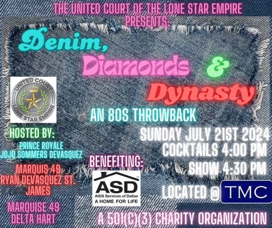 Denim, Diamonds & Dynasty: An 80s Thowback