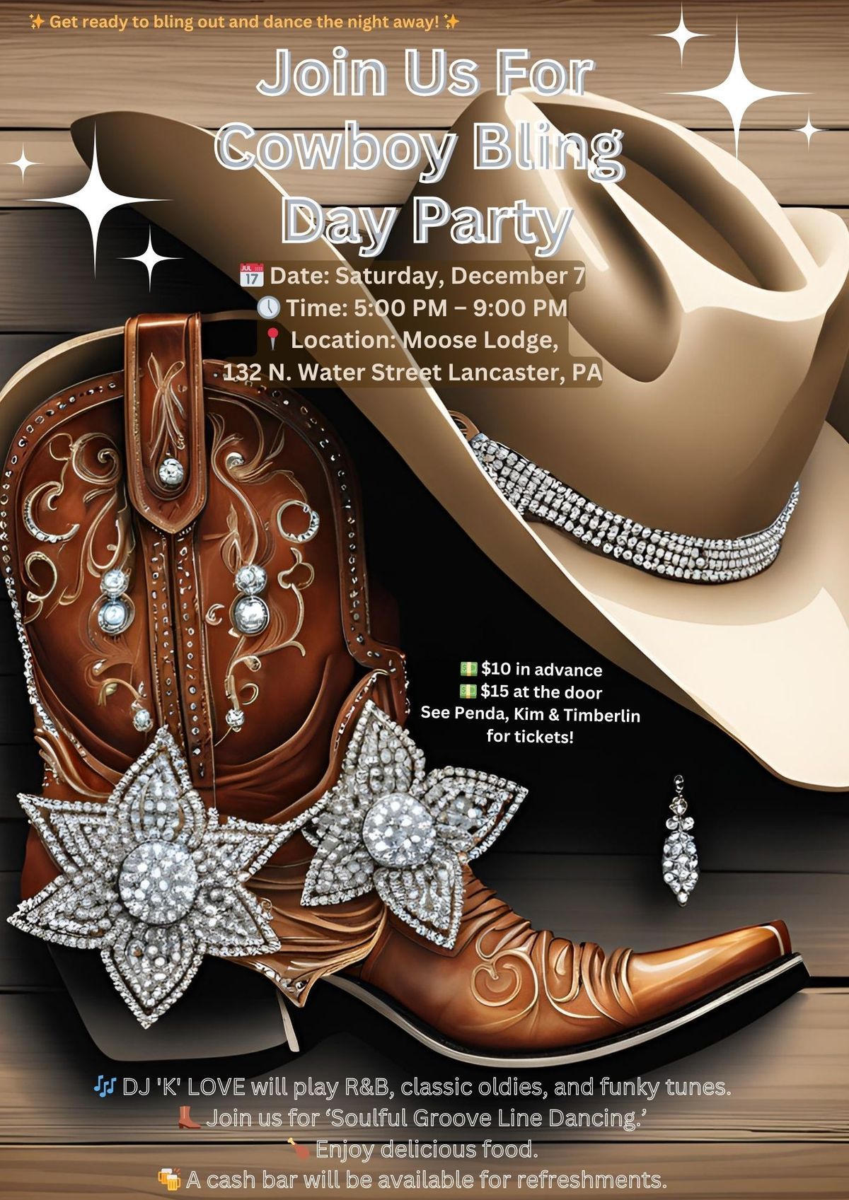 Save the Date!!  Cowboy Bling Party